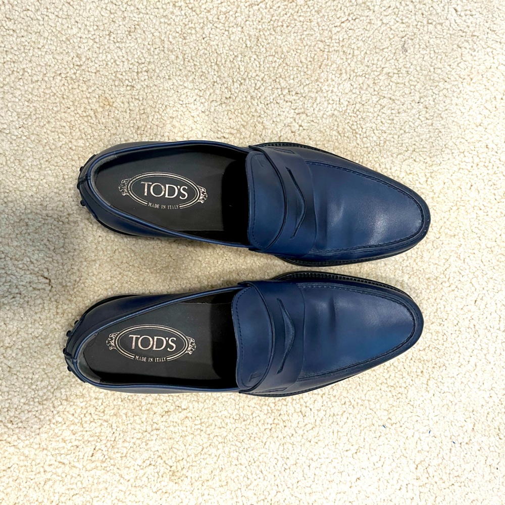 Mens Tods Leather Loafer